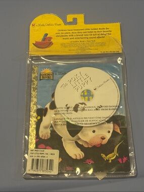 Little Puppy Storybook with CD - Blue and Yellow